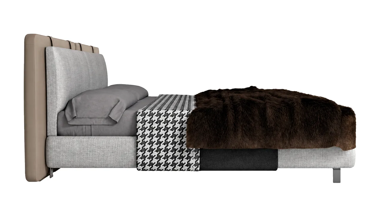 картинка Кровать Tatlin Soft by Minotti магазин INTERIOR TOP являющийся официальным дистрибьютором в России 