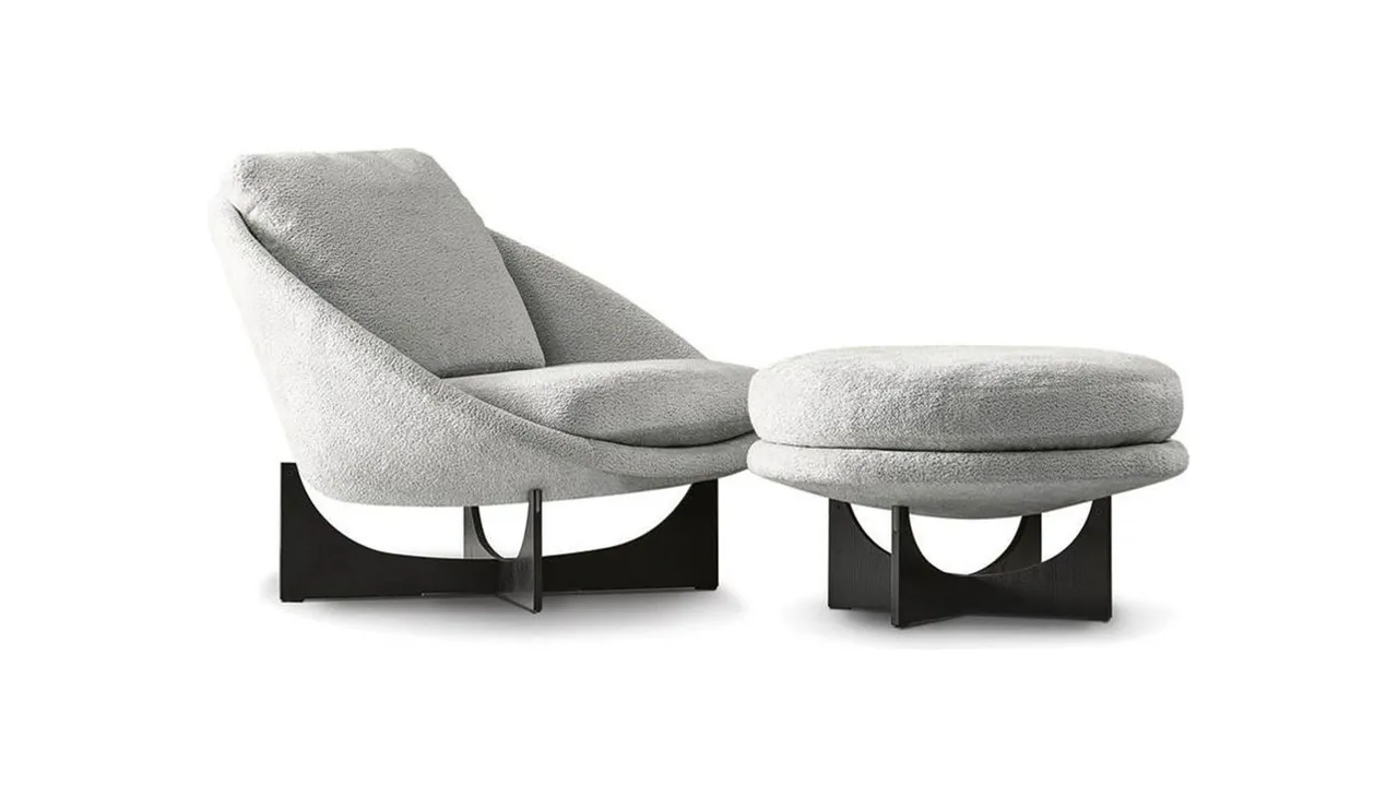 картинка Кресло с оттоманкой Lido by Minotti от магазина INTERIOR TOP