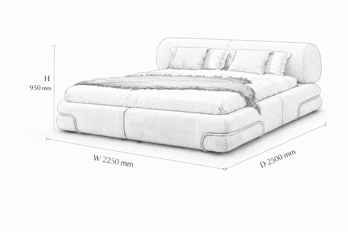 Схема сборки Кровать So soft by Baxter