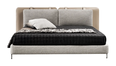 картинка Кровать Tatlin Soft by Minotti магазин INTERIOR TOP являющийся официальным дистрибьютором в России 